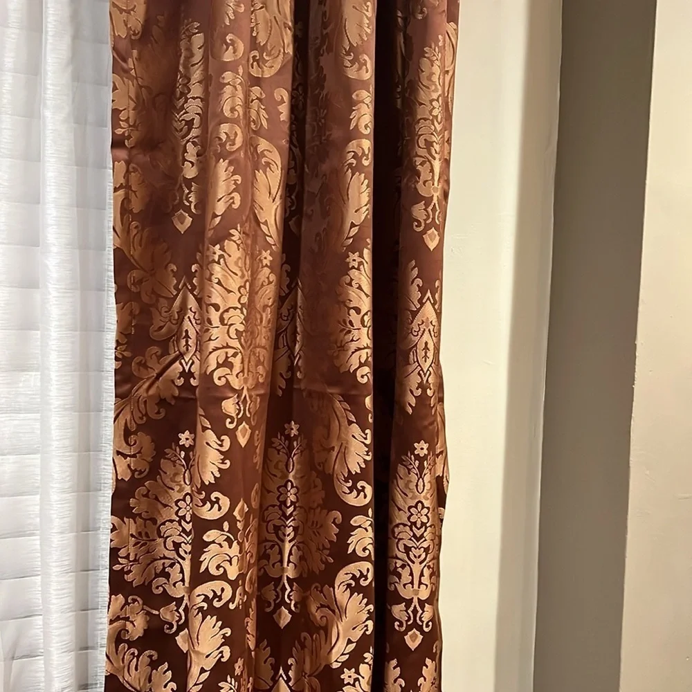 Croscill Home Curtains beautiful & rich! Color is rust & gold